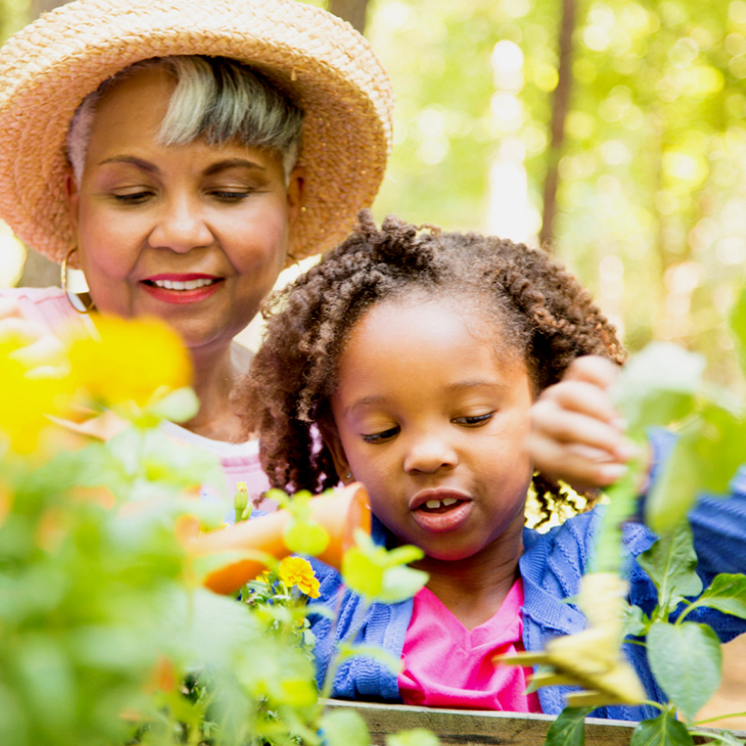 Children Gardening